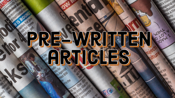 Guide to Buy Pre-written Articles - Blog writing